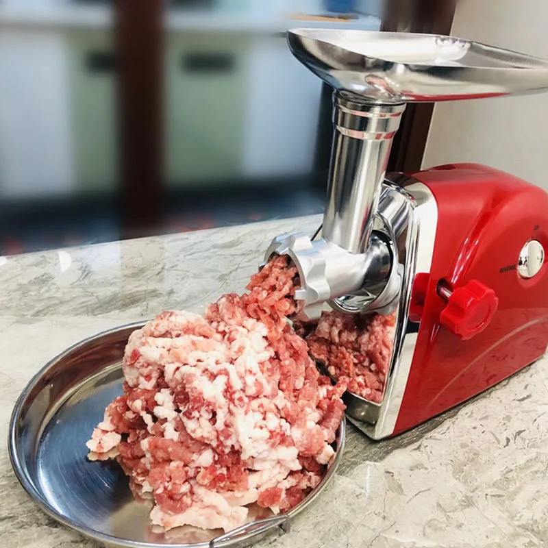 NEW Electric meat grinder 800W electric sausage sausage machine household meat grinder tool stainless steel blade