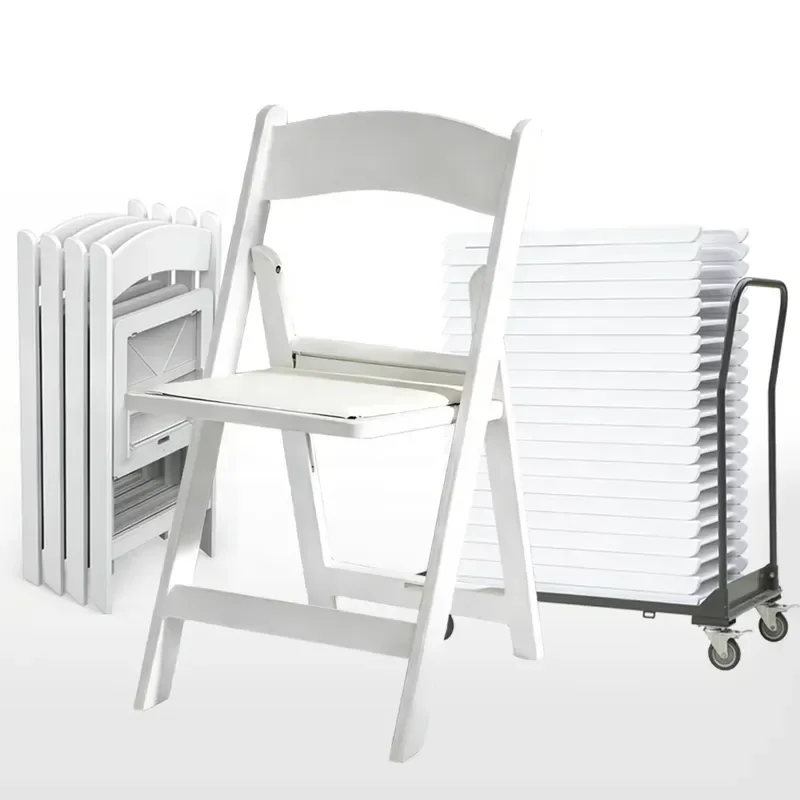 for Modern Lightweight White Plastic Folding Lawn Garden Chair  Outdoor Weddings Parks Schools Warehouses Hotels Rental Use