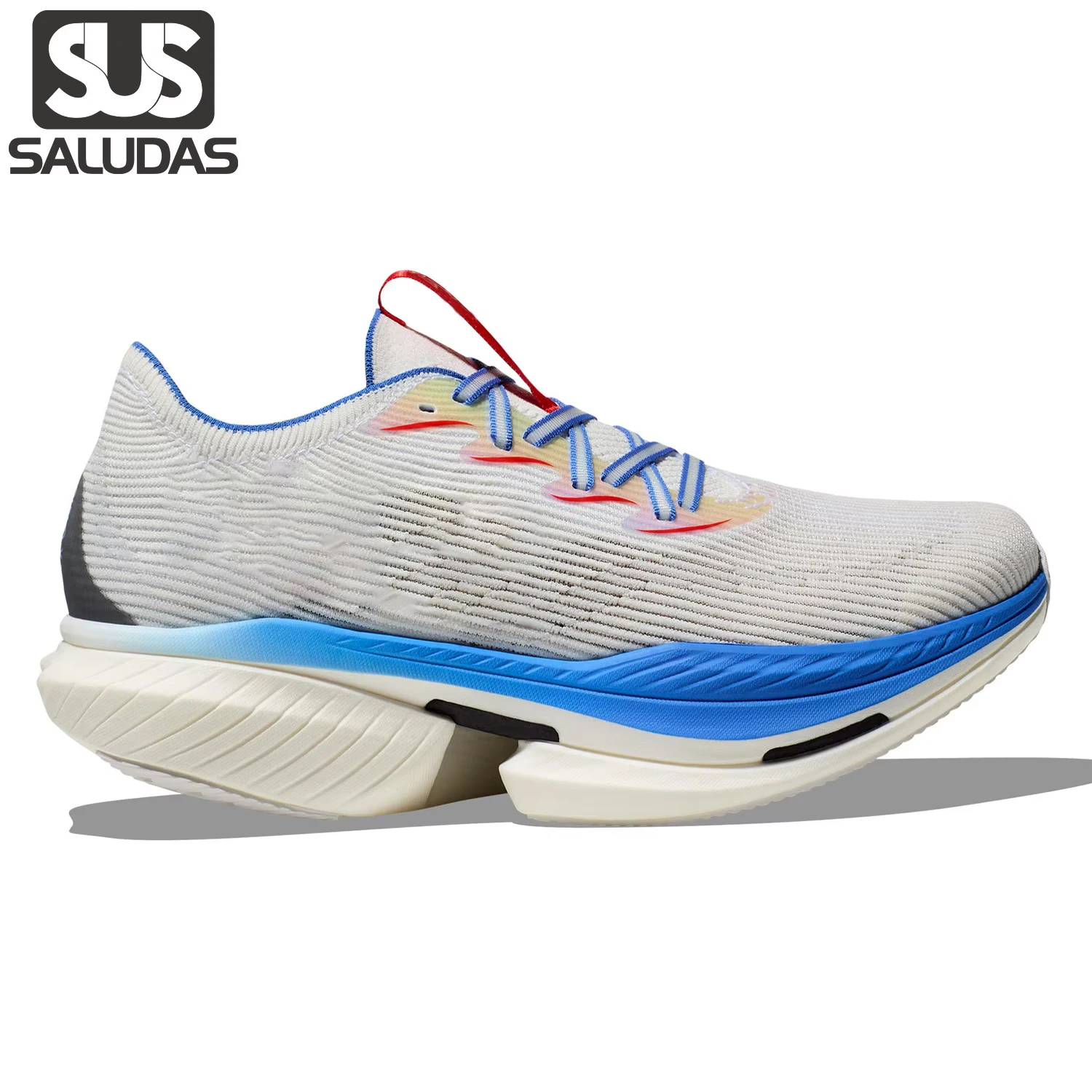 SALUDAS Original Carbon Plate Men Trail Running Shoes Women Outdoor Road Marathon Training Shoes Elastic Casual Jogging Sneakers