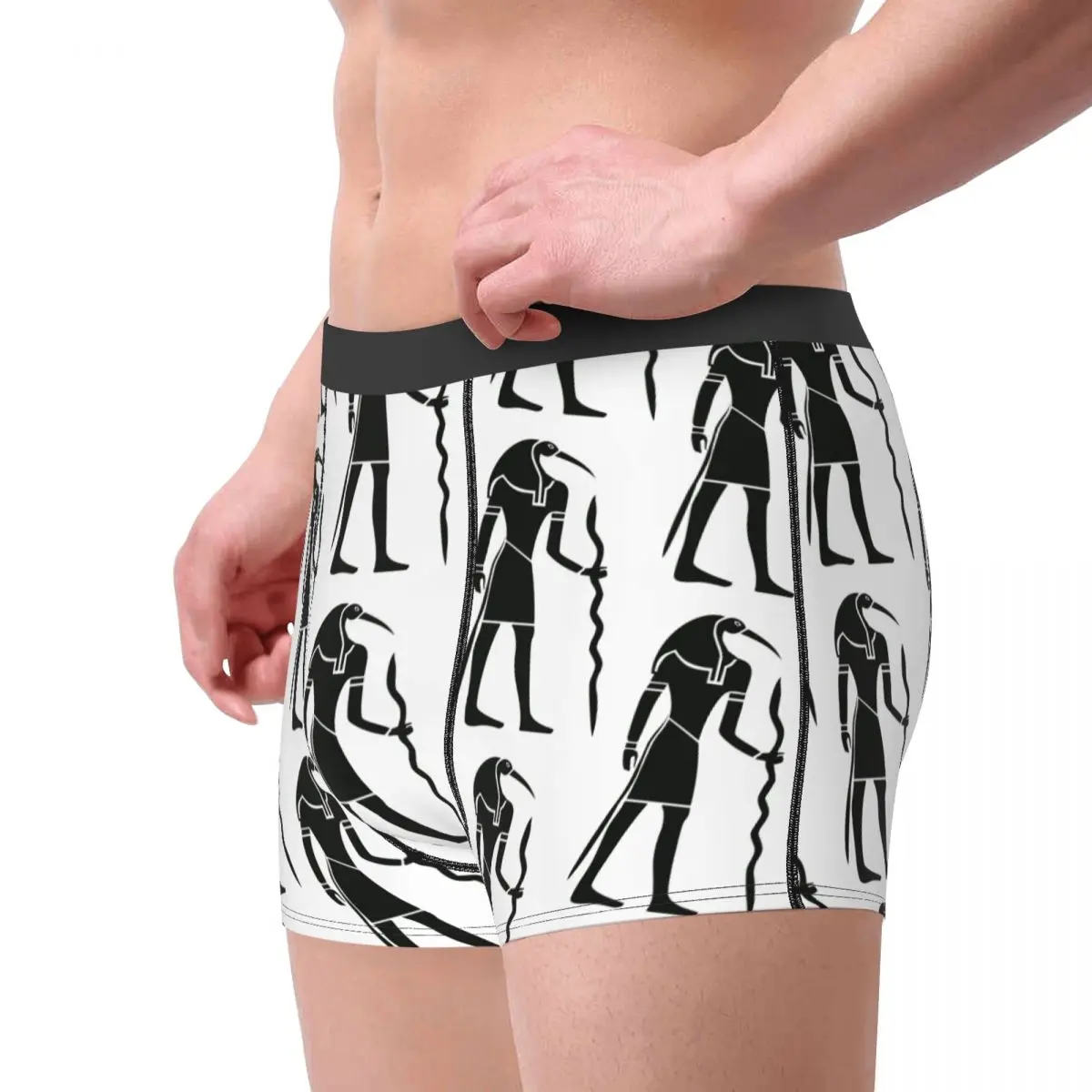 Ancient Egyptian Deity Thoth Underpants Breathbale Panties Male Underwear Print Shorts Boxer Briefs