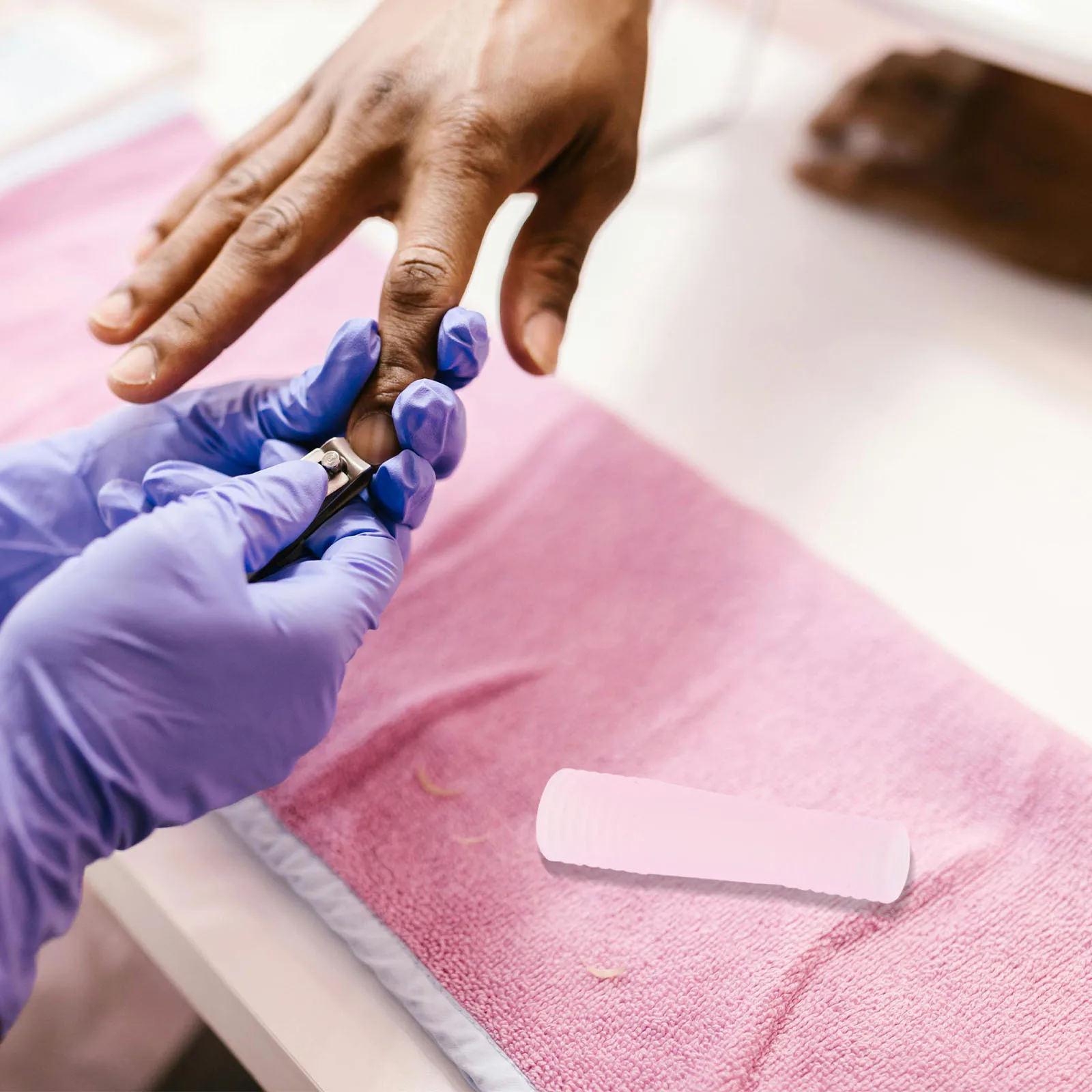 8쌍 실리콘 네일 니퍼 커버 보호 슬리브 큐티클 가위 각질 제거기 네일 도구 보호대 매니큐어 도구 슬리브