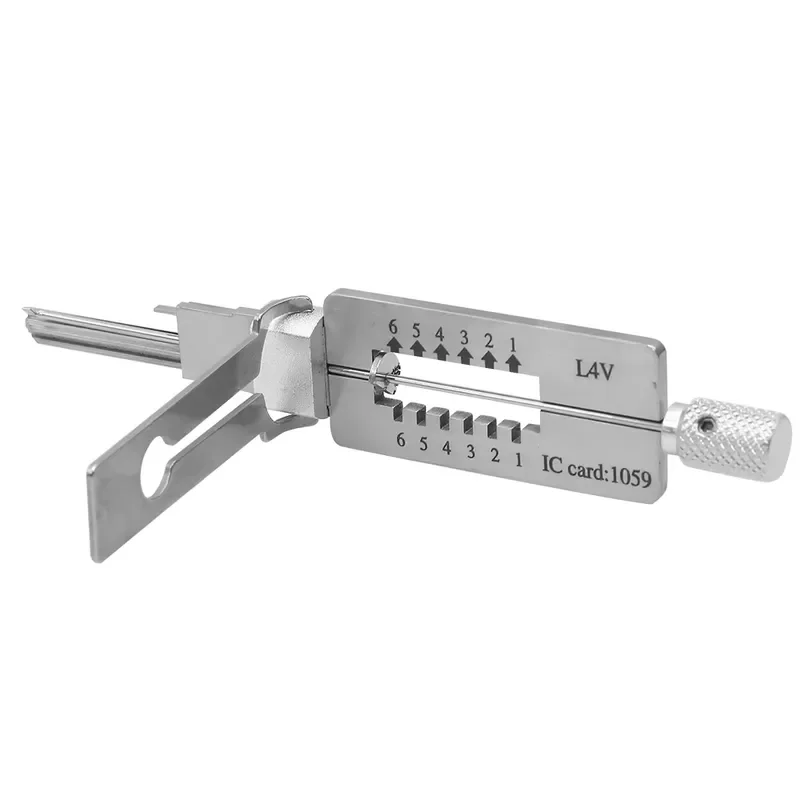LISHI Opening&Reading Tools L4V LISHI 2-in-1 Residential Civil Lock Opening Lock Pick Set Locksmith Tools SS012