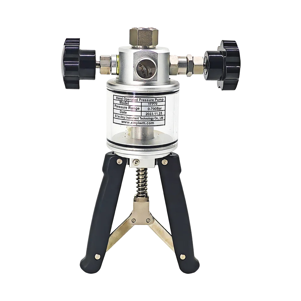 

Stainless Steel Handheld Pressure Pump 70Mpa High Pressure Hydraulic Oil Calibration Pump