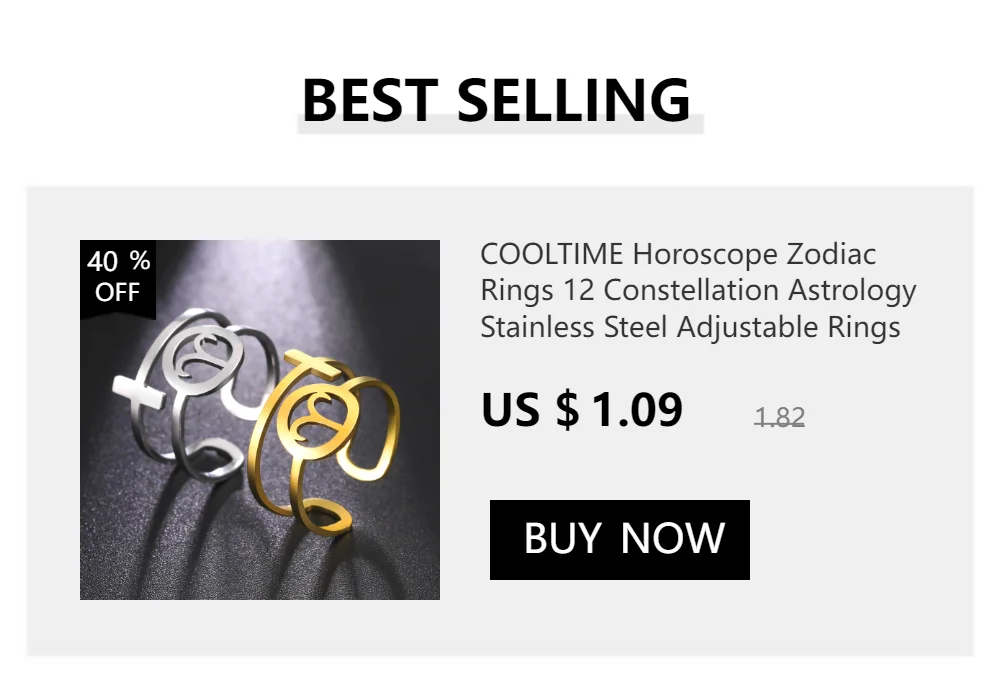 Cooltime Tier Hund Pfote Knochen verstellbare Ringe für Frauen Edelstahl offene Fingerringe Schmuck Anillos Mujer – Detail 28