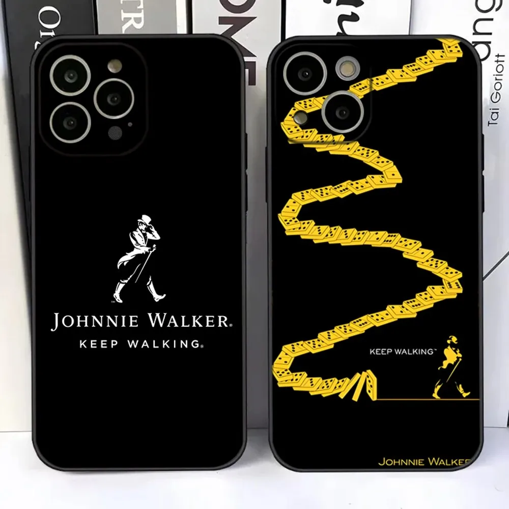 Чехол для телефона с логотипом J-Johnnie Walker для iPhone 15,14,13,12,11 Plus,Pro,Max,XR,XS,X,7,8 Plus,SE,Mini силиконовый мягкий