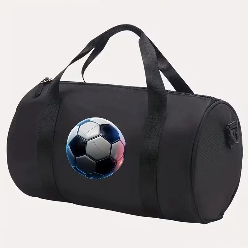 A mini, casual, and versatile stylish football-print tote bag with an adjustable shoulder strap, perfect for everyday use and sp