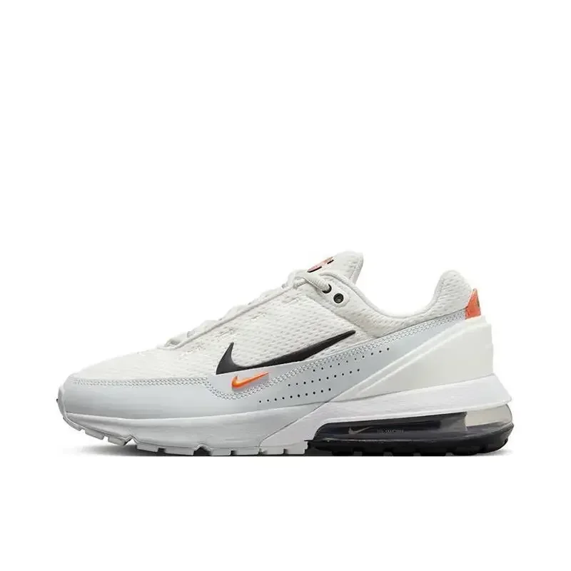 حذاء الجري Nike Air Max Pulse المريح والمريح منخفض الارتفاع للرجال والنساء باللون الأبيض والأسود