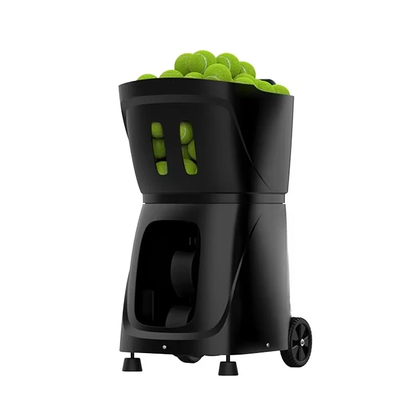 smart professional tennis machine is designed for training practice with an app remote control