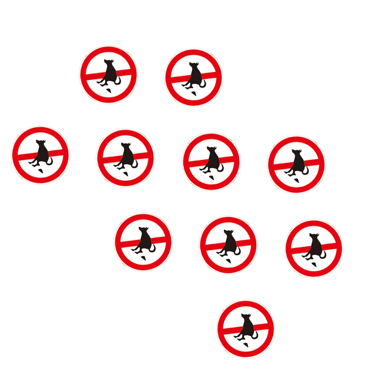 ملصق مضحك مقاوم للماء بدون علامة تبرز الحيوانات الأليفة، ملصق تحذيري للبيئة لاستخدام نافذة الحديقة في الفناء