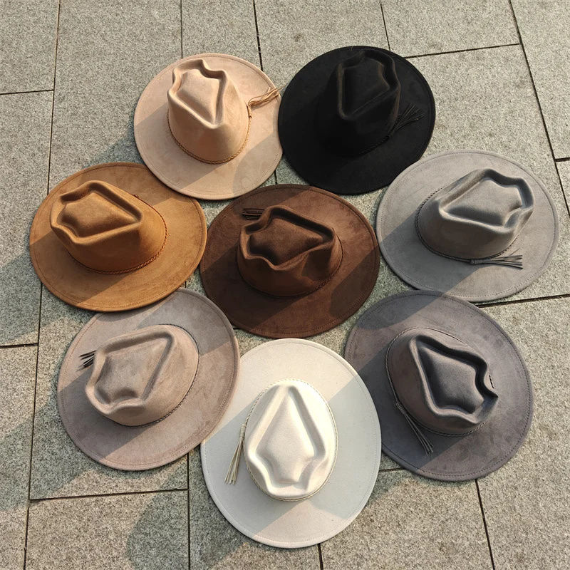 Gorra en forma de punta de flecha, Sombrero de gamuza con forma de corazón y flecha para Hombre y mujer, sombreros de Jazz de fieltro para otoño e invierno, sombrero clásico de fieltro para Iglesia, Sombrero para Hombre