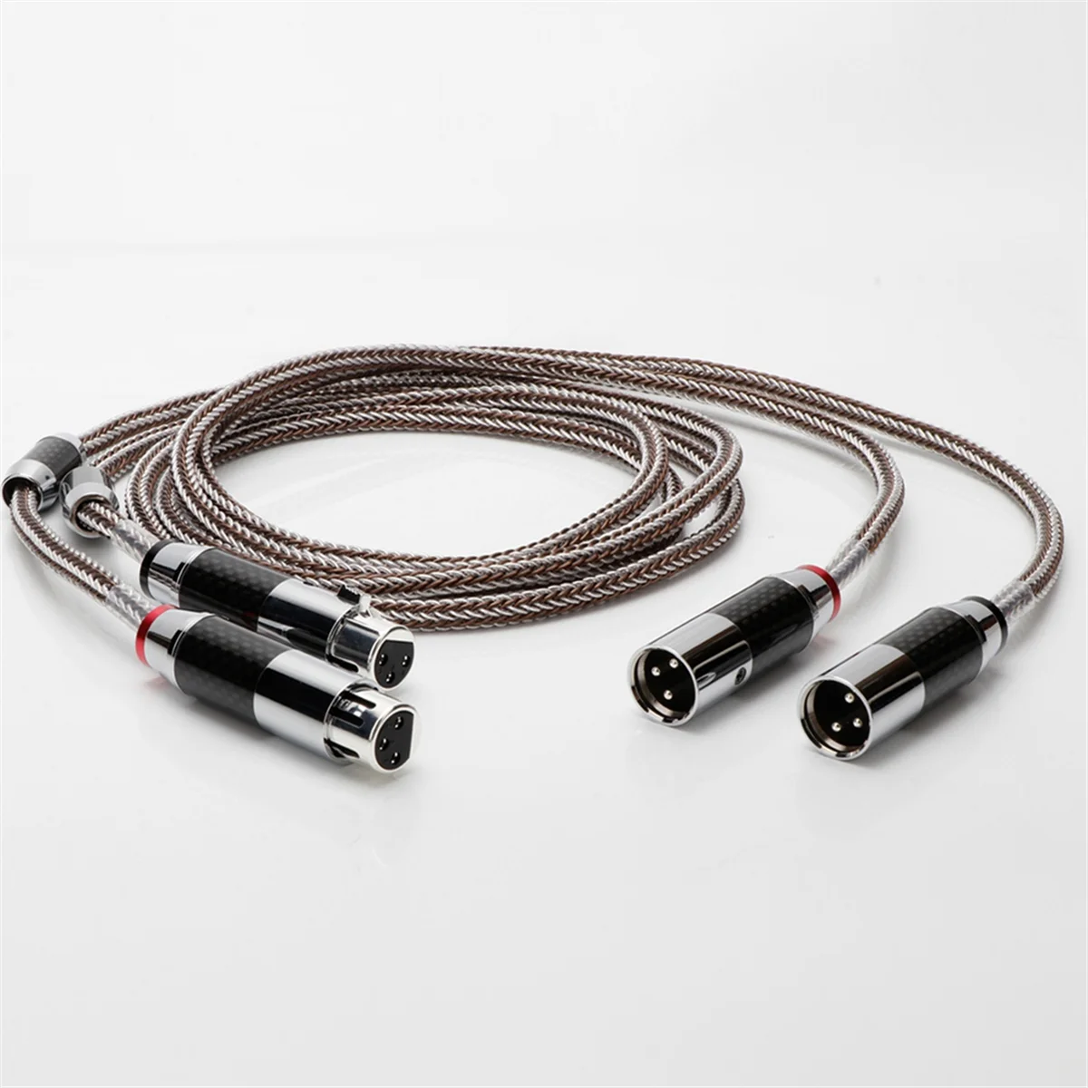 كابل XLR متوازن للصوت Hifi من Yours موصلات XLR ذكر إلى أنثى OCC نحاس مختلط مطلي بالفضة لخلاط الميكروفون