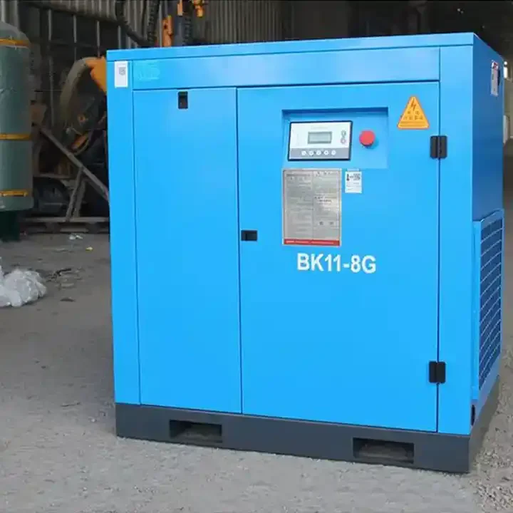 kaishan oil less 11kw screw type industrial air compressor machine BK11-8G