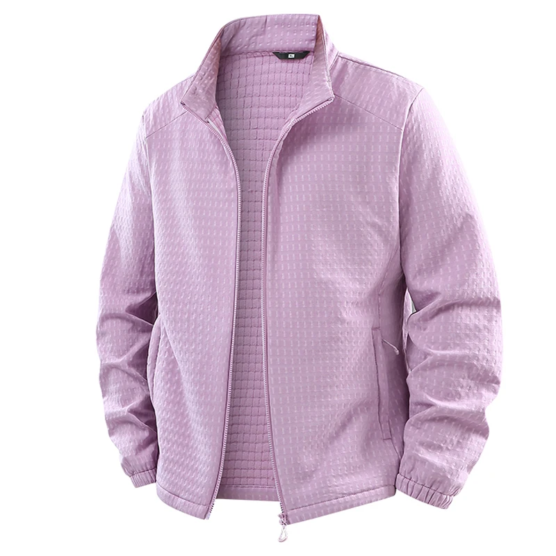 Nieuwe herenjassen voor lente en herfst: Effen jassen, vrijetijdsjassen, herenjassen met camouflage opstaande kraag. Maten: L