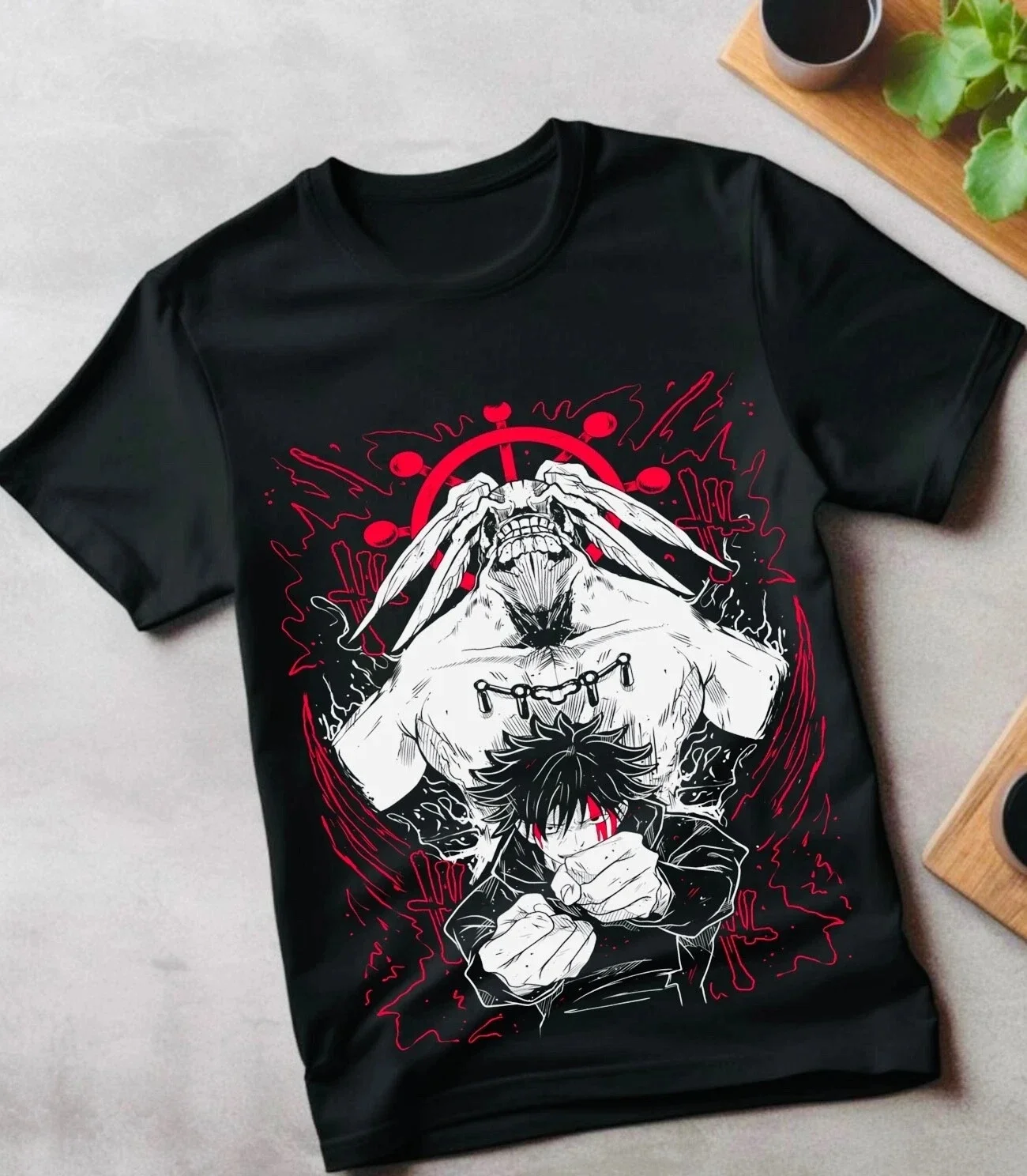 

Jujutsu Kaisen Fushiguro Megumi Men Women Summer T-Shirt Harajuku Vintage Short Sleeve Oversized Casual Fitness Comfort Y2k Top