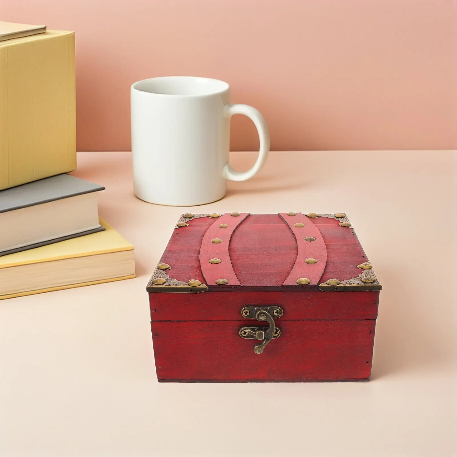 Small Wooden Storage Box Set of 3 for Jewelry Rings Coins Collection Display Cabinet Drawer Retail Merchandise