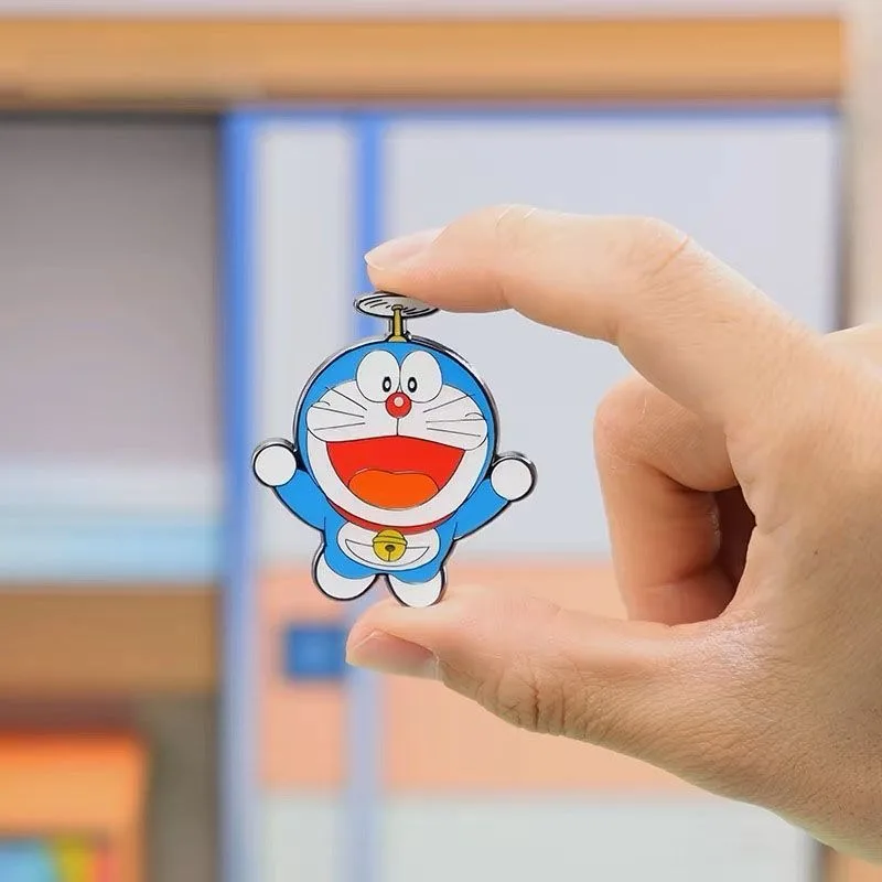 Значок Doraemon Ding Dong Cat из японского сплава, креативный индивидуальный значок для мальчиков и девочек, аксессуары для украшения сумок и одежды