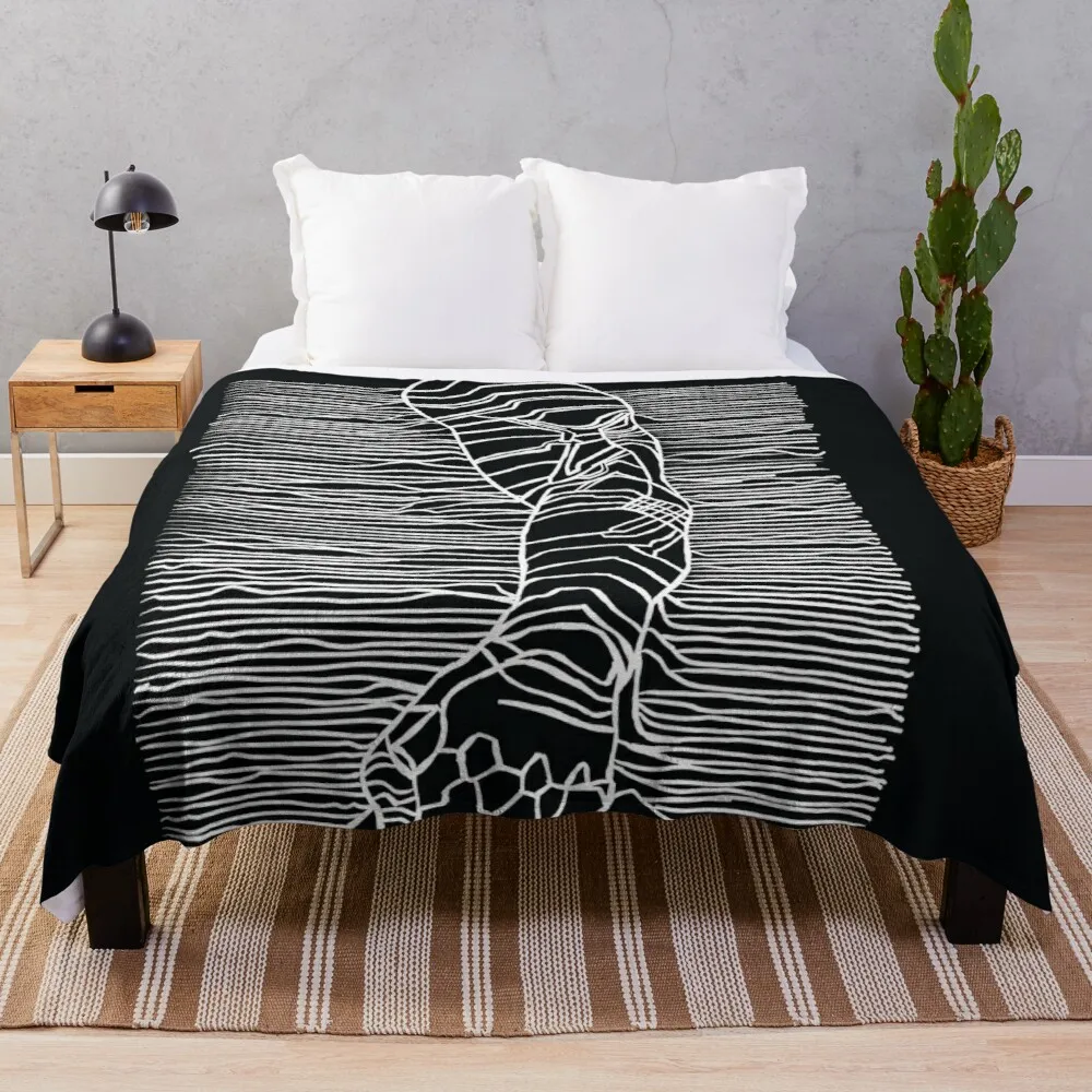 

Unknown Pleasures: Bucky edition Throw Blanket designer blankets Blanket fleece thin blankets cute blanket plaid