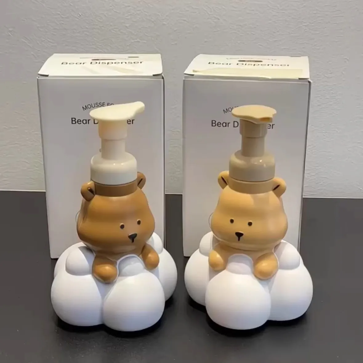 Cute Bear Foam Foam Bottle hand sanitizer Shampoo Body Wash Face Wash Large capacity pressing bottle
