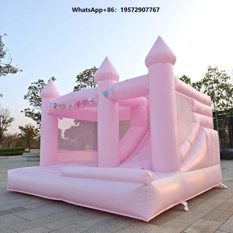 Direct Factory Price Pink Inflatable Bounce House for Sale Commercial Grade Customized Bouncy Castle for Business Rental