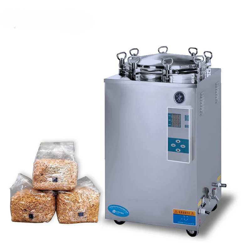 120l 150l vertical high pressure autoclave for mushroom cultivation sterilizer sterilization machine