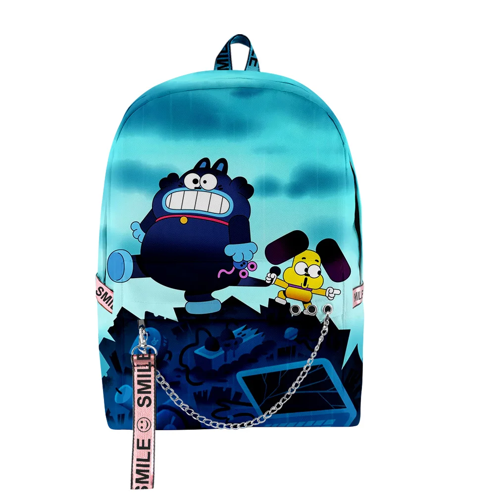 Imagem -06 - Mochila de Desenho Animado Anime com Zíper Mochila Estilo Casual Harajuku Bolsa de Viagem Única Perdemos Nosso Humano 2023 Novo