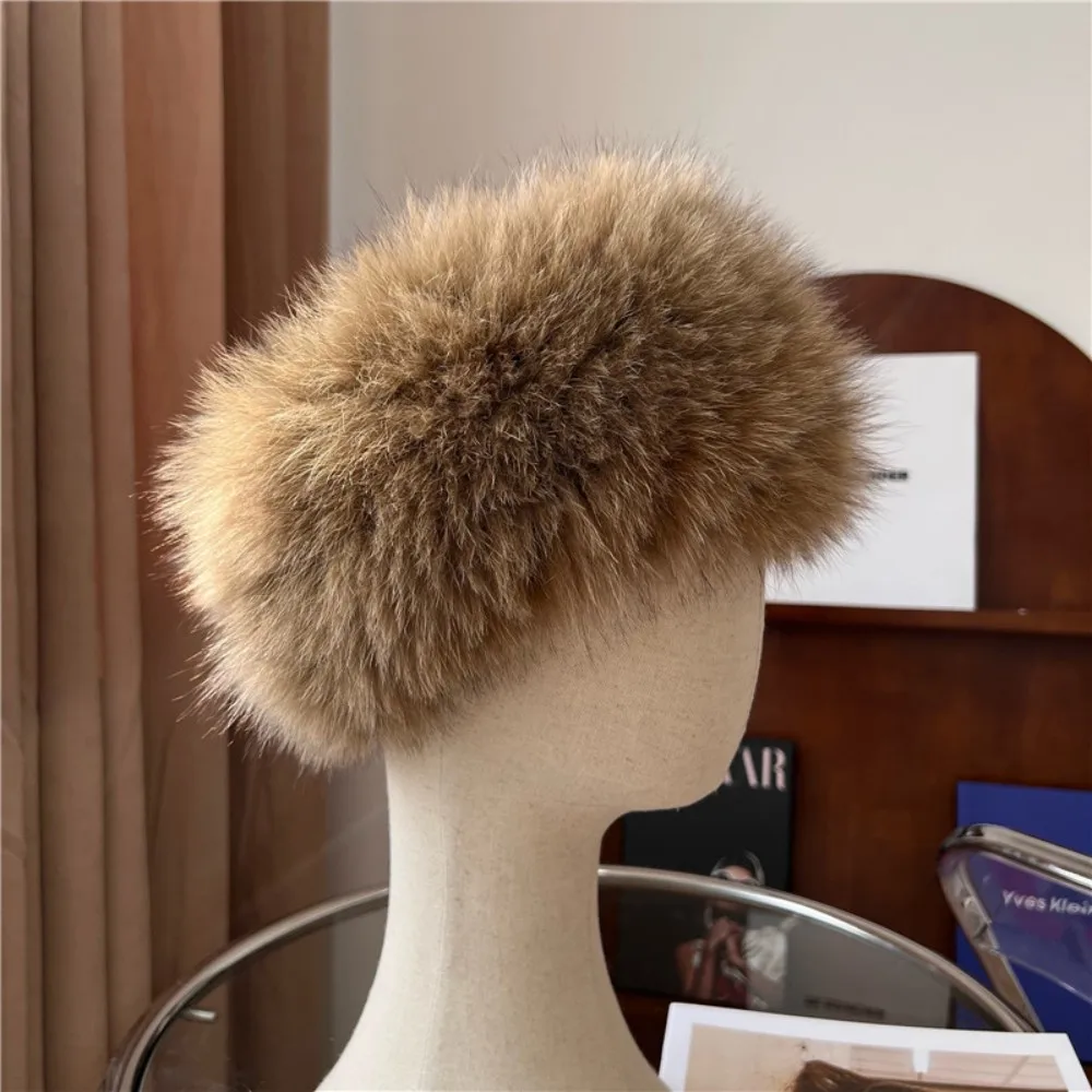 women-elastic-knitting-real-fox-fur-headbands-fluffy-fur-scarf-ring-winter-warm-soft-fur-women's-hair-accessories-crazy-scarves