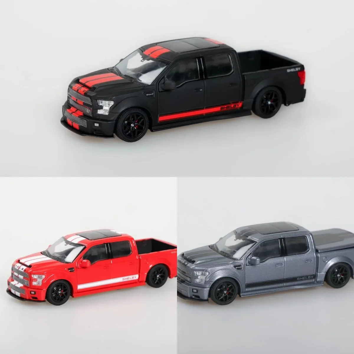 Funny Model 1:64 Shelby F150 red Black SIlver limited499 Model Car