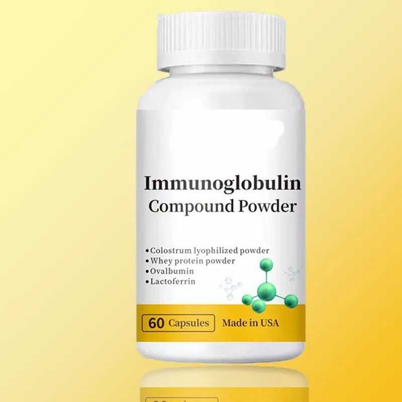 1 bottle Bovine colostrum capsule immunoglobulin enhances immunity and promotes intestinal health anti fatigue health food