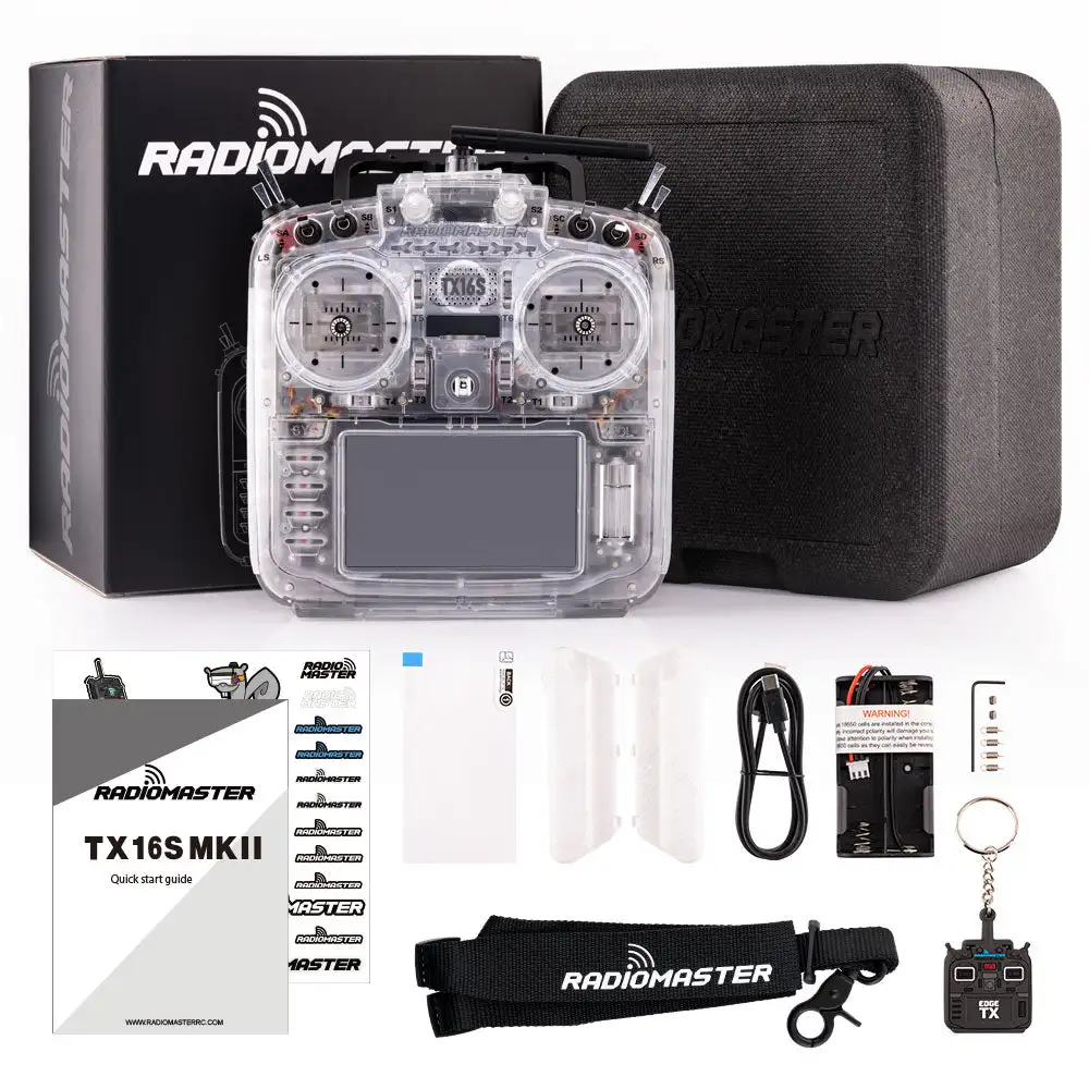 RadioMaster TX16S Mark II V4.0 Hall Gimbal 4IN1 ELRS Radio Controller Support EdgeTX/OpenTX And EdgeTX Built Transparent Speaker