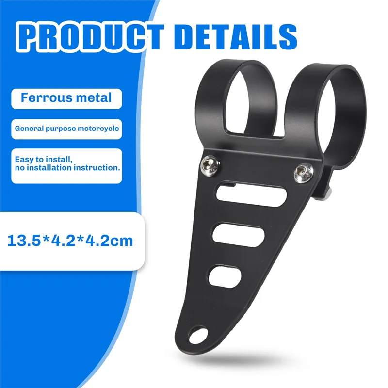 

Universal 41-43Mm Motorcycle Headlight Brackets Head Light Lamp Holder