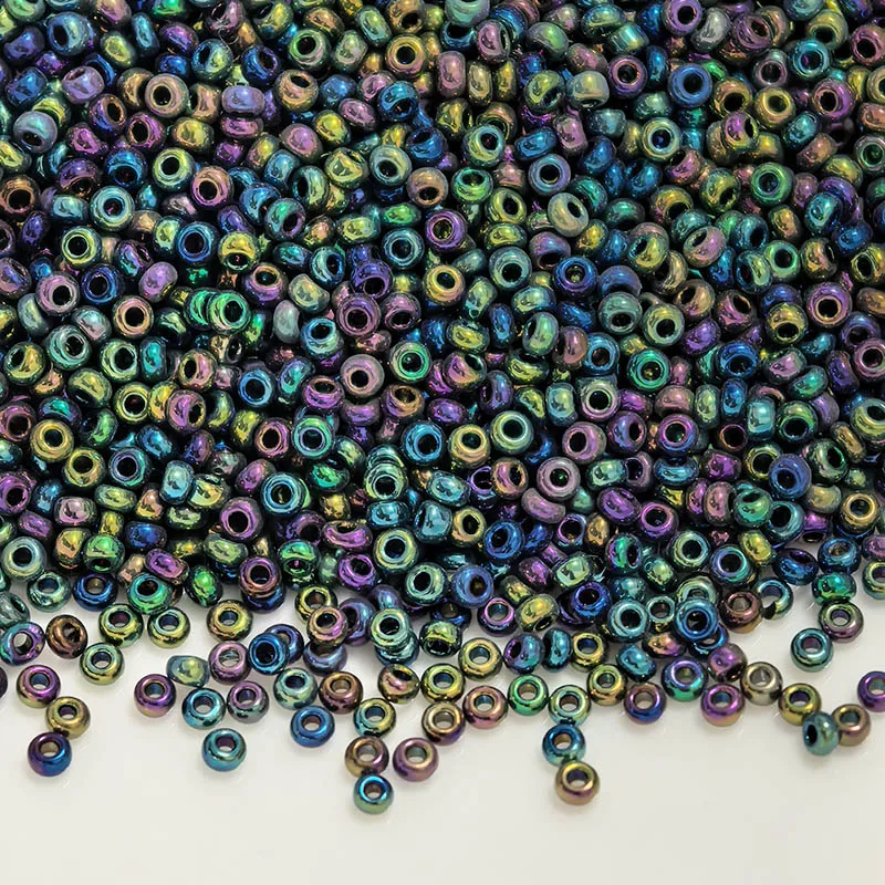 1000 قطعة 1.5 مللي متر جولة لامع اللون الزجاج الخرز 15/0 موحدة اليابان فضفاض خزر عازل لصنع المجوهرات DIY بها بنفسك الخياطة Accessorise