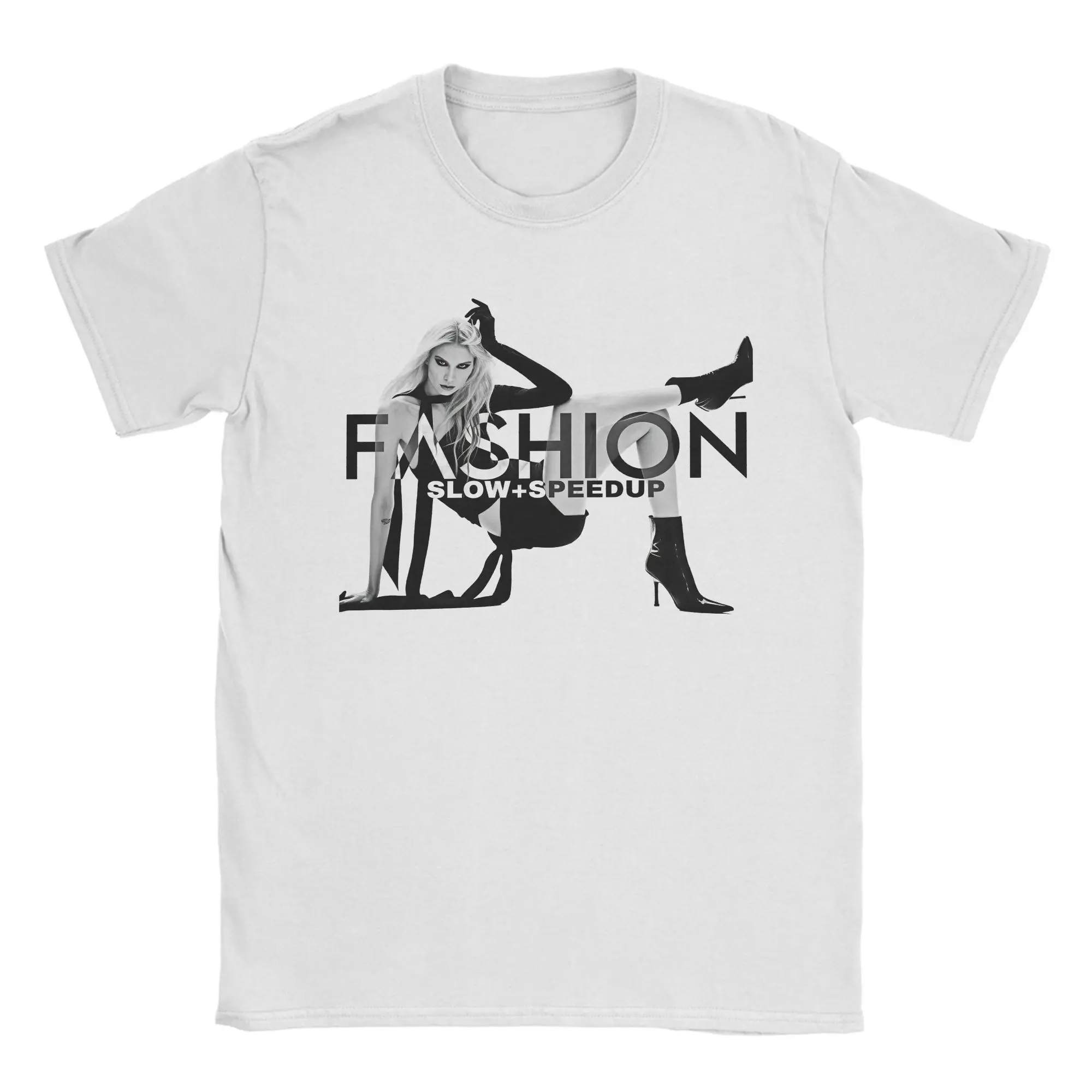 Britney FaSHioN Men's T Shirts Manson Album  Funny Tees Short Sleeve Round Neck T-Shirts 100% Cotton Printed Clothes