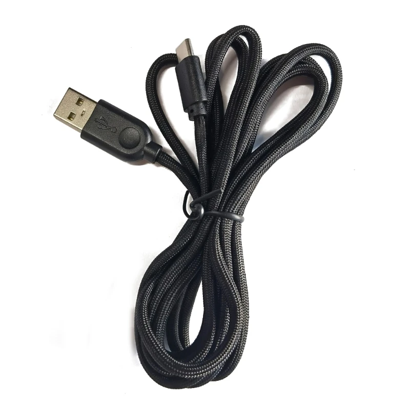 Nylon Type-C mouse Wire for Ninjutso for IO1.1 3395 Mouse Keyboard Cord