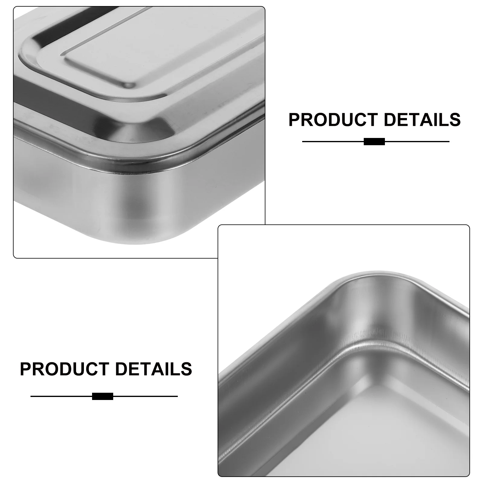 8 Inch Plateau Instrument Supplies Storage Beauty Square Tool Board Oral Holder