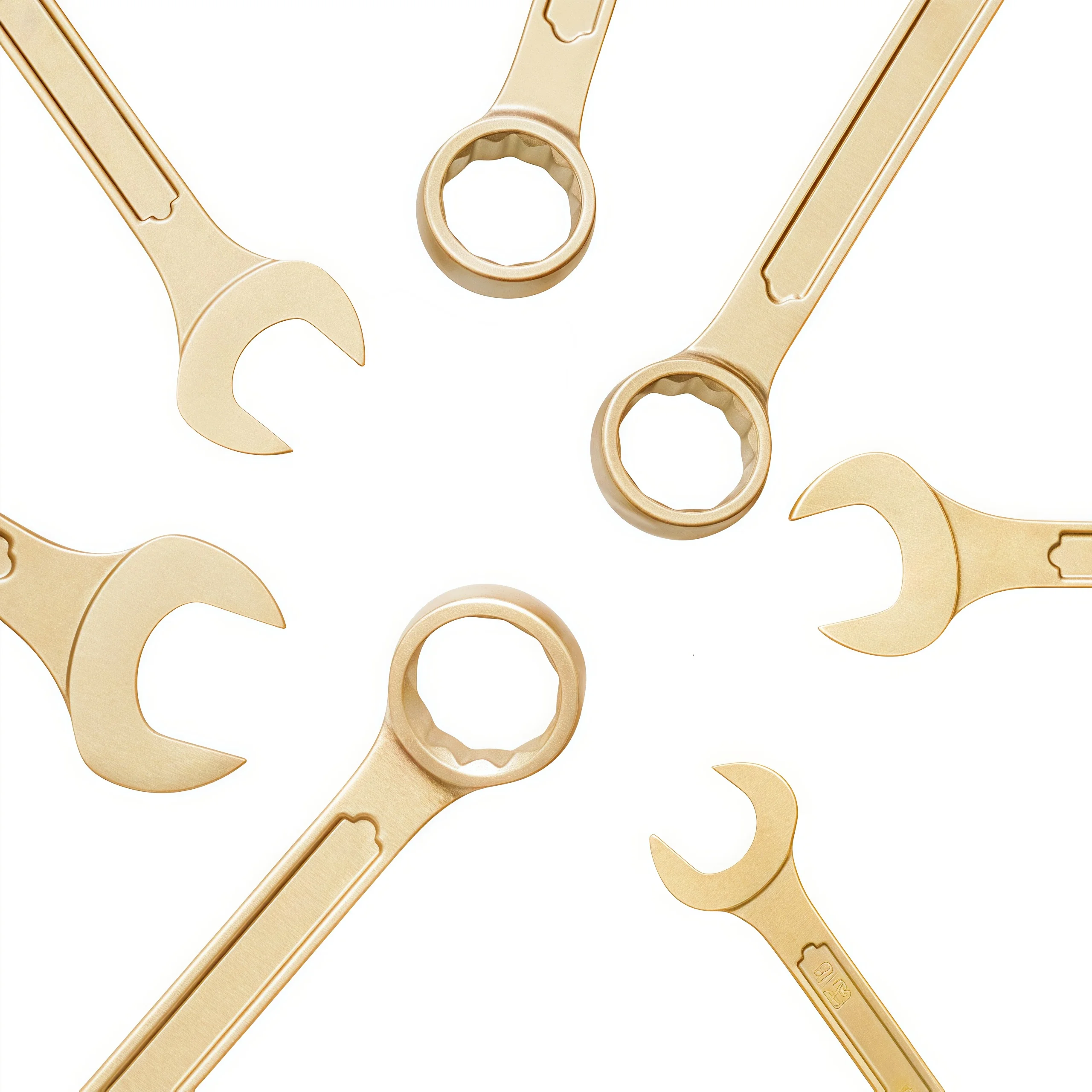 Сертификация качества Неискрительный бериллиевый сплав DIN 894, одинарный рожковый ключ