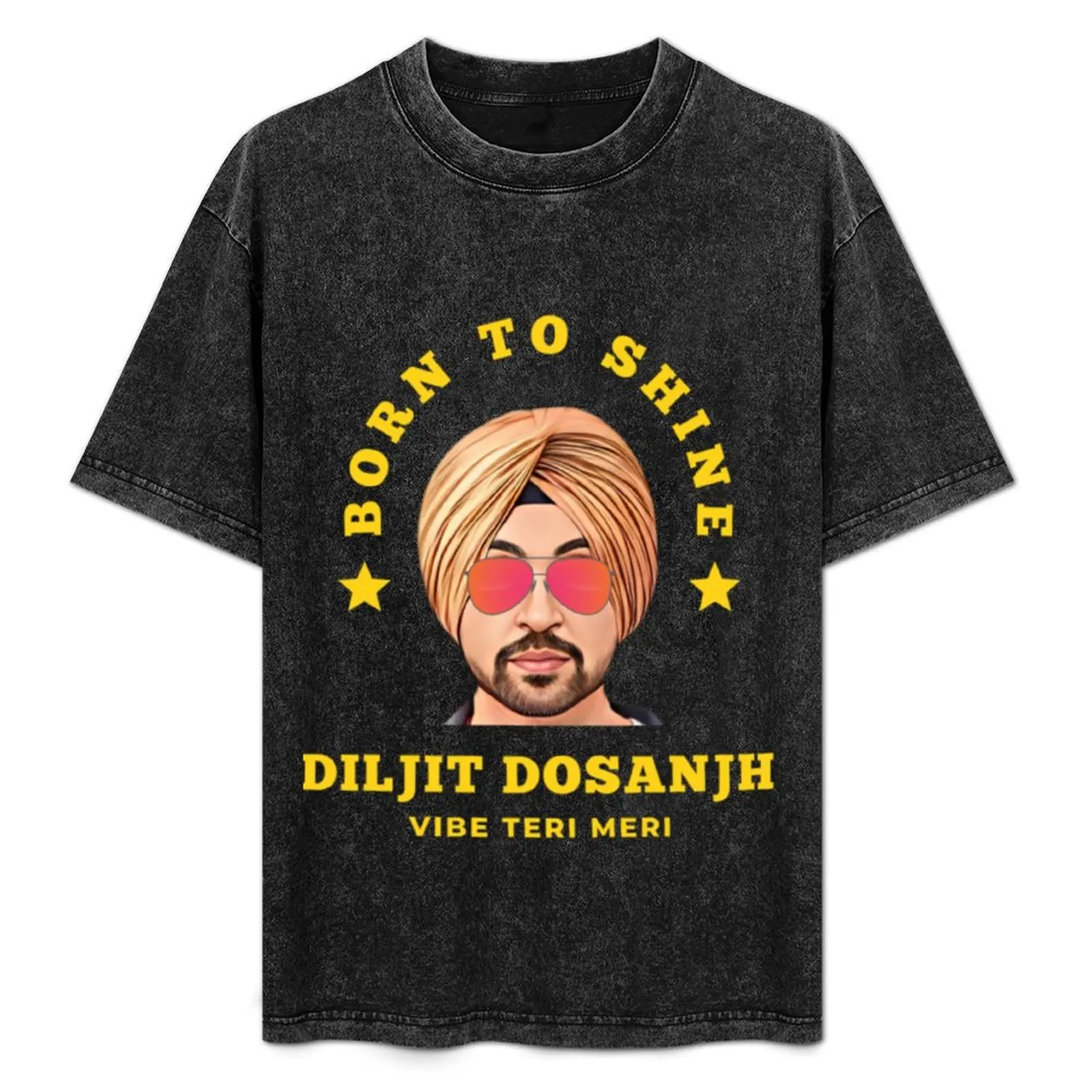 

diljit dosanjh born to shine T-Shirt customs anime tshirt luxury designer men graphic t shirts