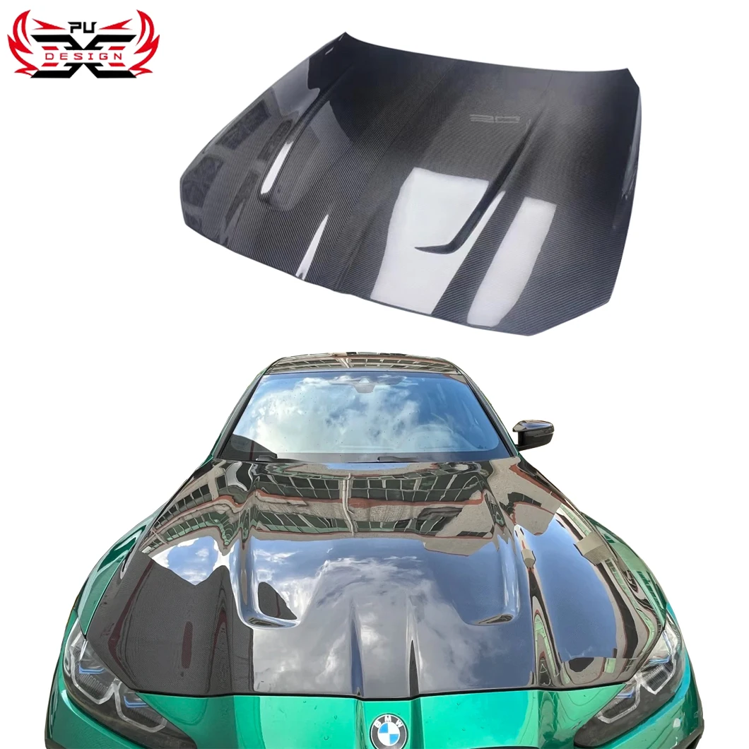 High Quality for  M3 G80 M4 G82 G83 Dry Carbon Fiber Hood Bonnet Hood Cover CSL Style Body Kit