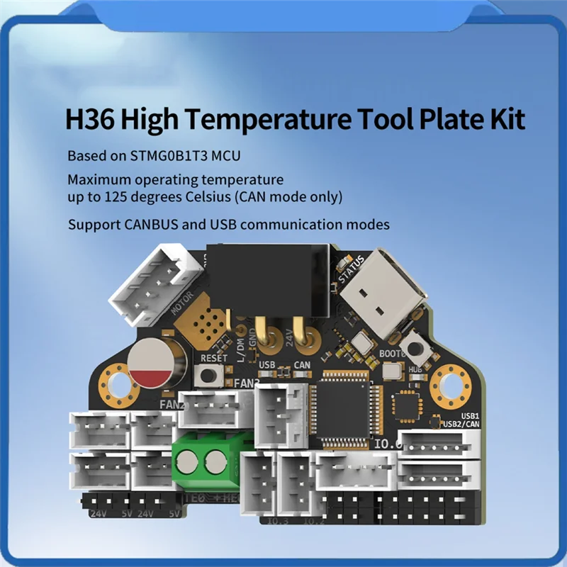 

H36 Combo High Temperature Resistance Klipper Tool Board Compatible 36Mm Motor Onboard TMC2209 H36 Tool Board