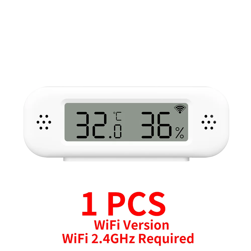 Tuya WiFi Zigbee 3.0 Temperatuur-vochtigheidssensor Hygrometer Thermometer App Remote Monitor Werk met Yandex Alexa SmartLife