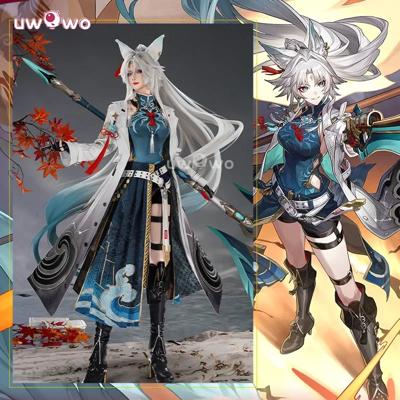 SN55UWOWO Collab Series:Feixiao Cosplay Game Honkai: Star Rail Feixiao Cosplay Costume Fei Xiao Cosplay Uniform Halloween C$5Q@1