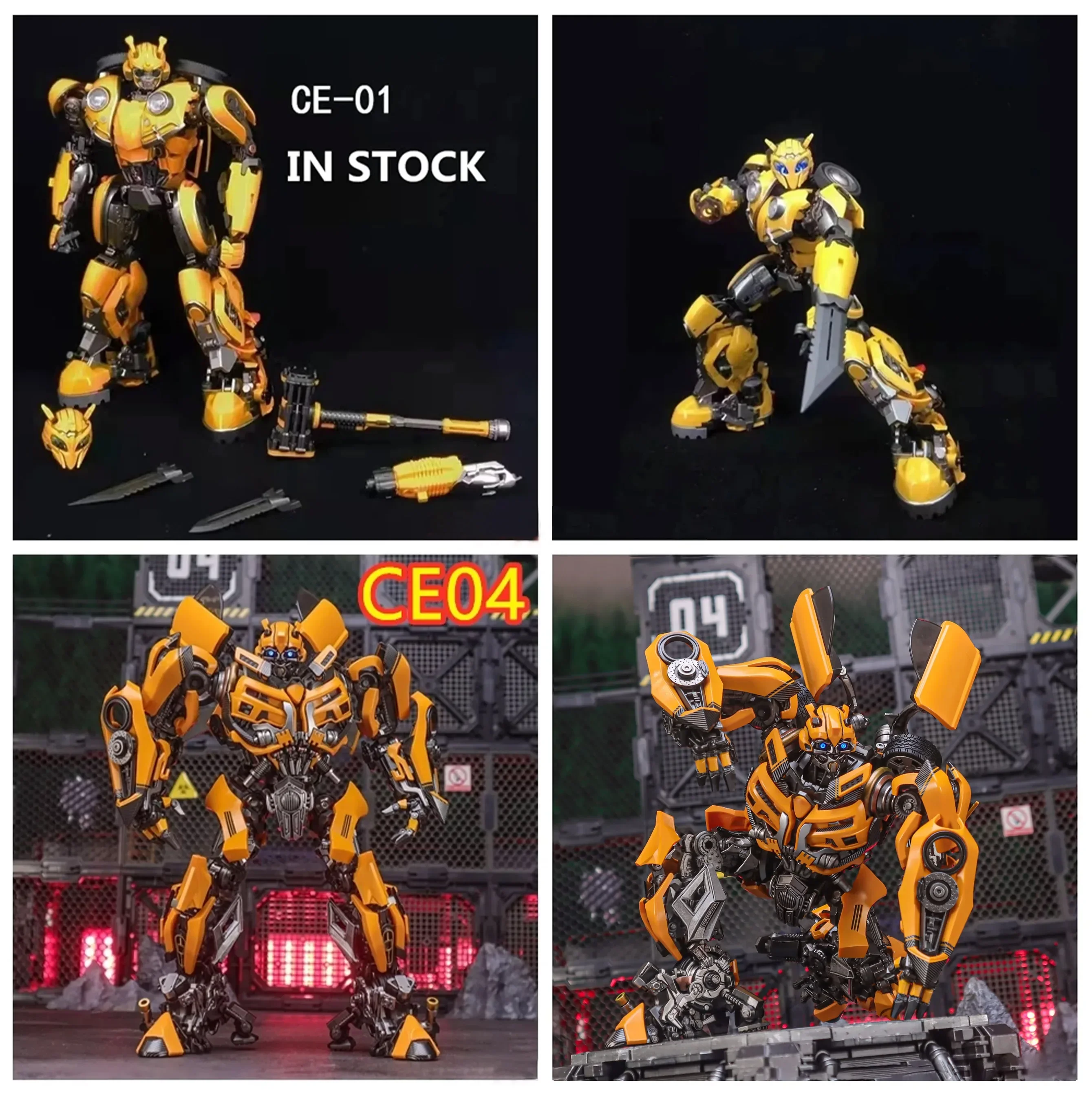 

Transformation CE-01 CE01 CE-04 CE04 T3 Hornet Beetle Gaiden Autobot Model KO TC02 Soldier Bee Double-Headed Carving With Light