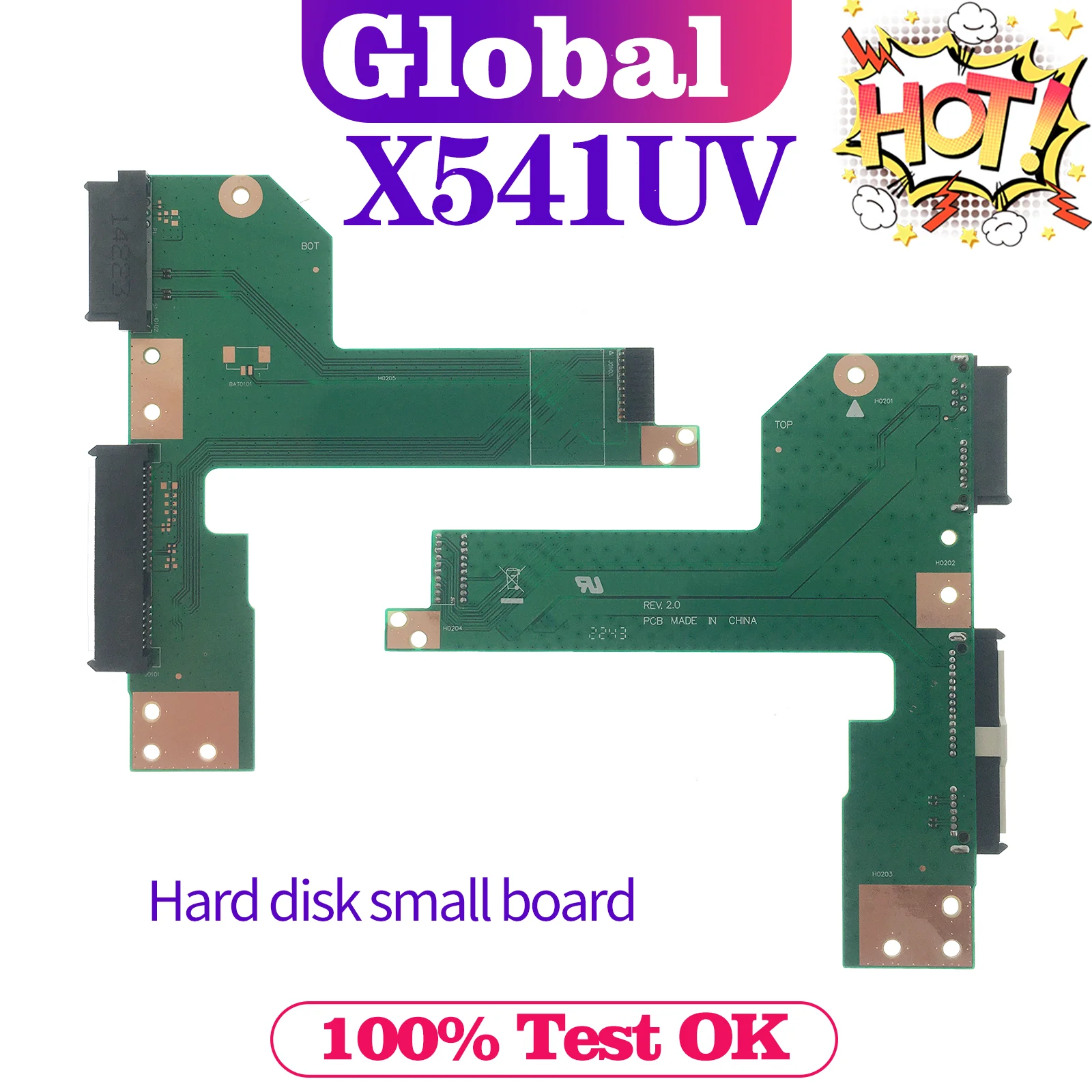 KEFU For ASUS X541UV X541UA X541UVK X541UAK Hard Disk Small Board 100% Test OK