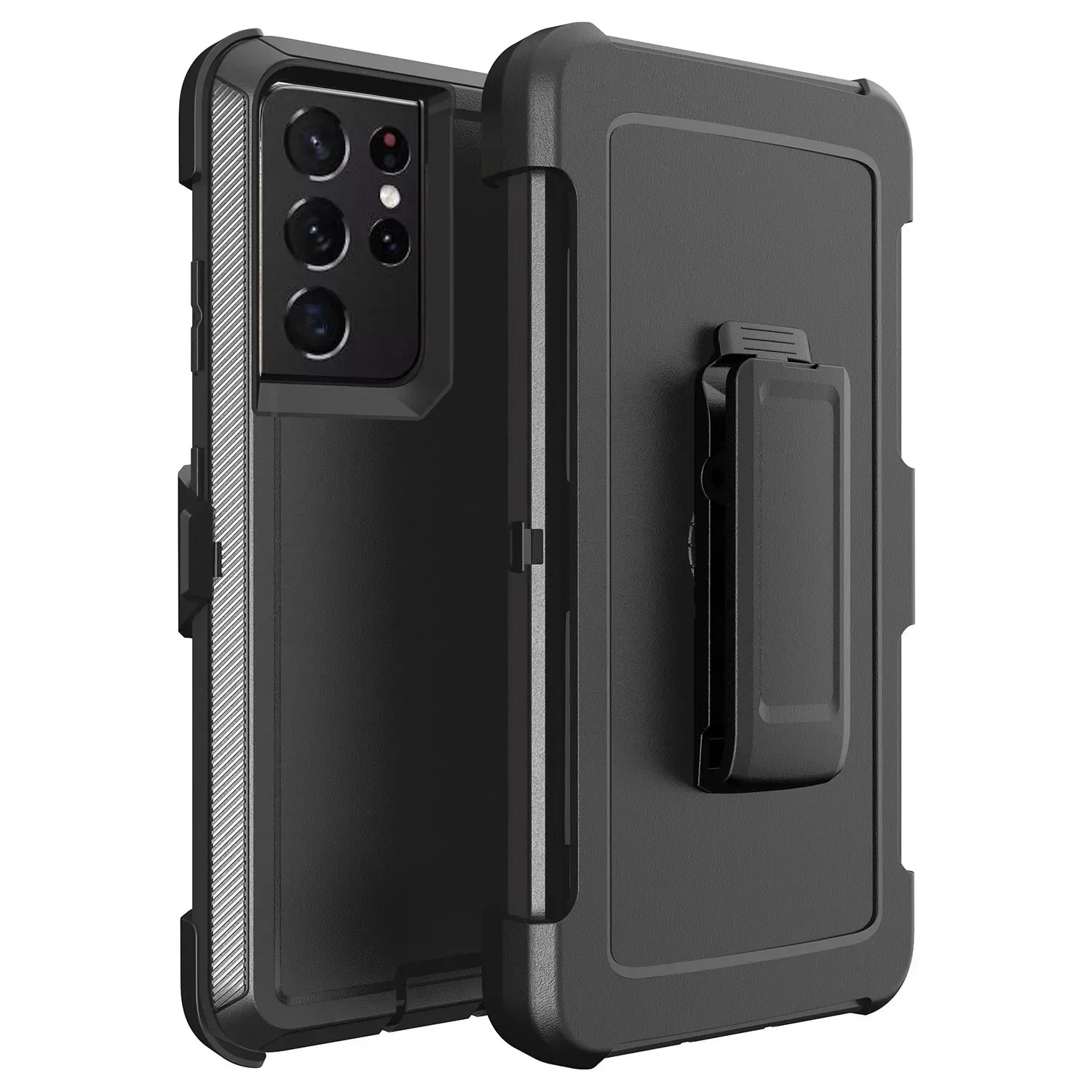 Hybrid Rugged Armor With Clip Case for Samsung Galaxy S25 S24 S23 Ultra Plus FE A06 A16 A55 A35 A25 A15 A05S 5G OTT Cover Box