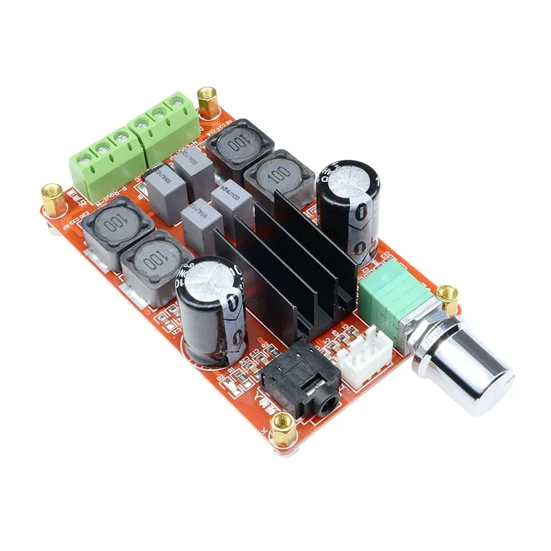 TPA3116 TPA3116D2 ثنائي القناة 2*50 واط ستيريو مكبر كهربائي مجلس قابل للتعديل مضخم رقمي وحدة XH-M189 تيار مستمر 24 فولت