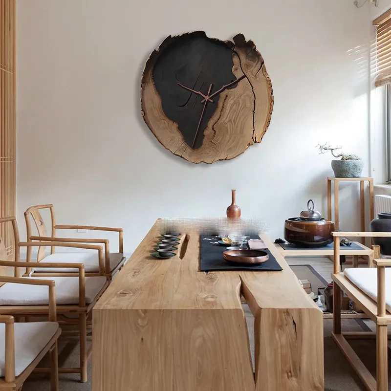 

Minimalist Modern Living Room Decoration Wall Clock Creative Clock Restaurant Clock Abstract Painting Irregular Wall Clock ZI32