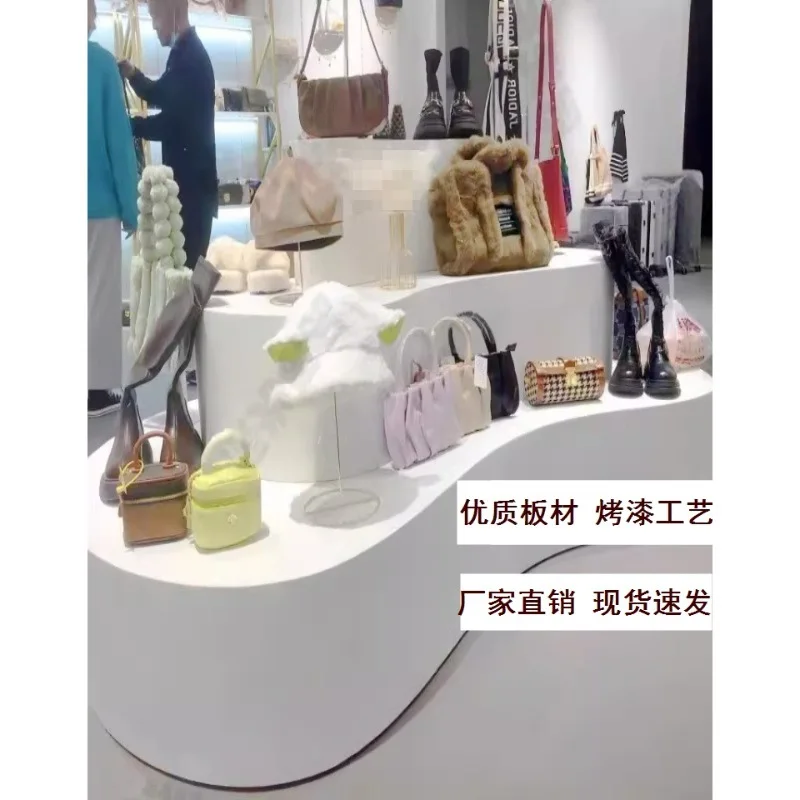 

The display cabinet is placed on the island, durable flower shop, clothing store, shoe store, and beautiful middle flow table