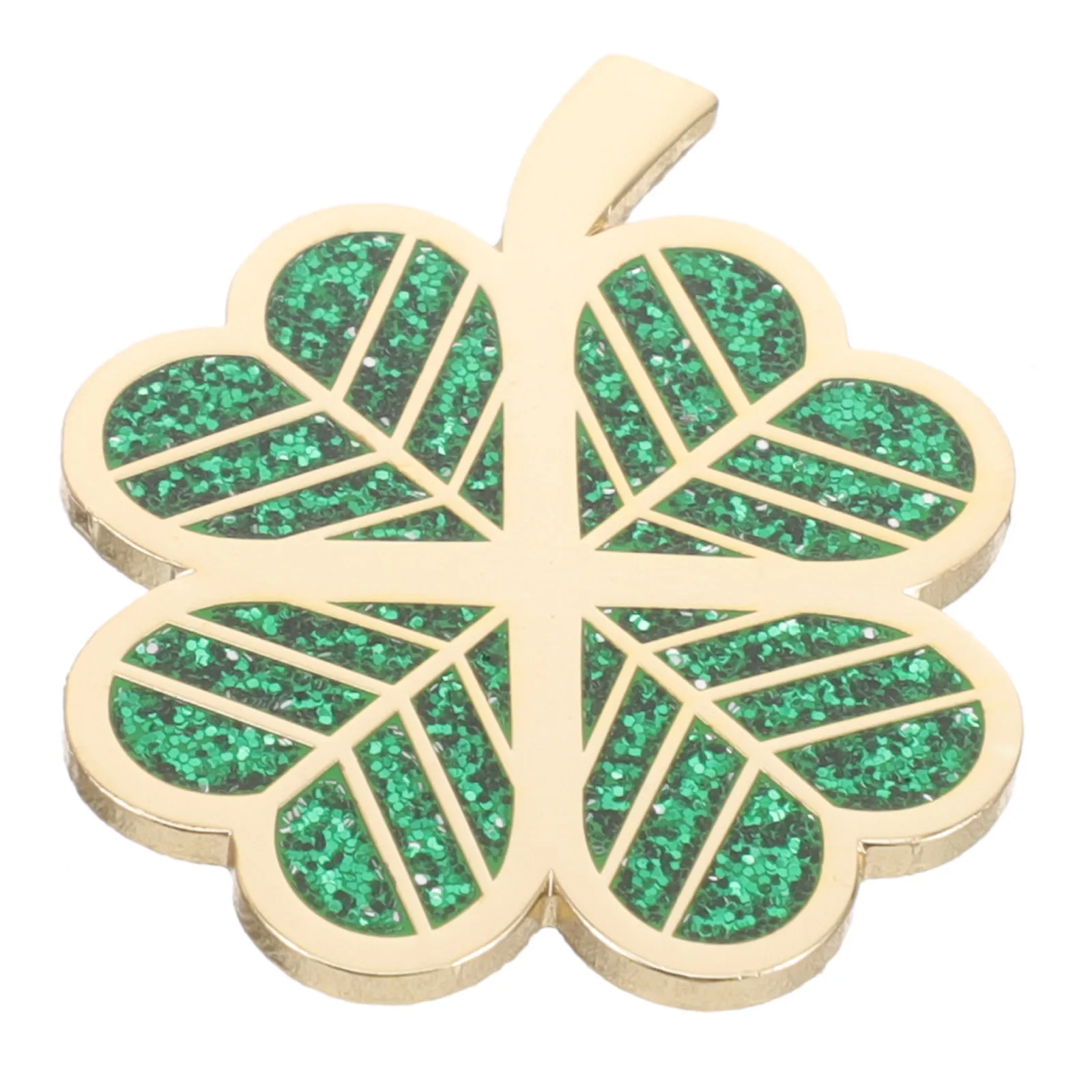 

Golf Hat Clip Ball Marker Clover Design Metal Hat Accessory Portable Golfing Supplies Decorative Ball Markers