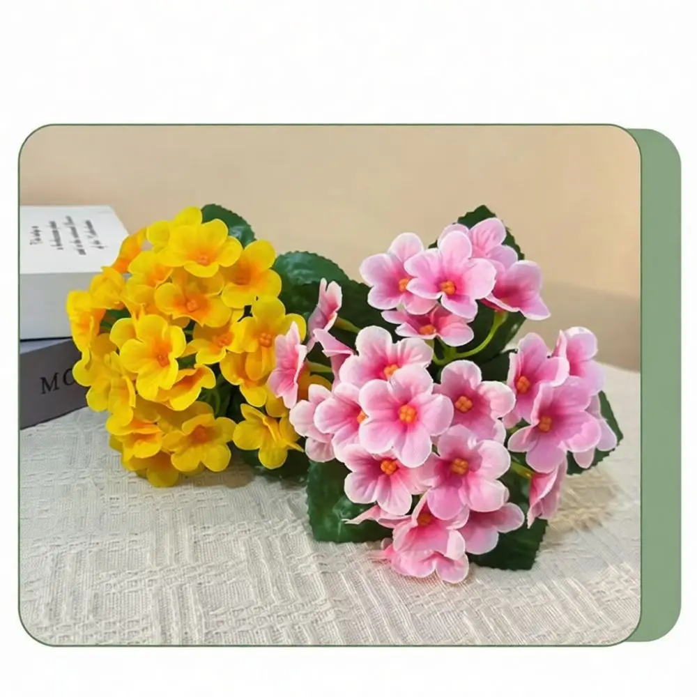 Planta artificial de hortensia violeta de aspecto realista, en maceta, con flores de seda, ideal para la decoración del hogar, bodas, sesiones de fotografía y como elemento decorativo floral.