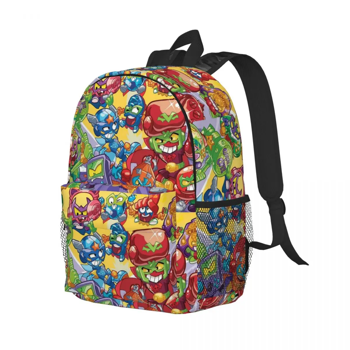 Super Zings Superthings Cartoon Backpack Student Boys Girls BookBag Children School Bag Laptop Shoulder Bags for Men Women
