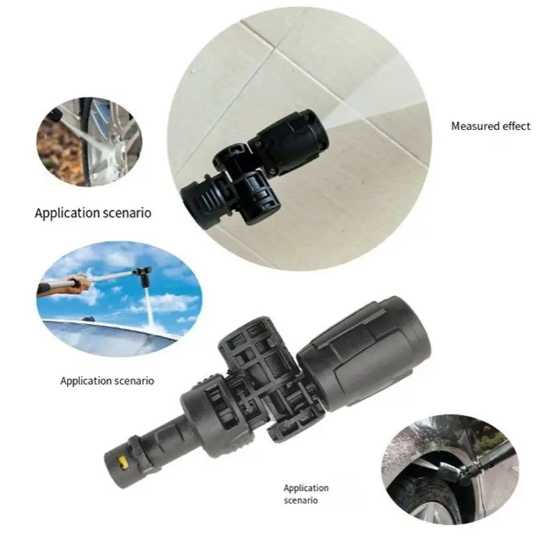 ABKJ-3X For Karcher Vario Power Jet Short 360° VP 180 S Rotatable High Pressure Water Nozzle For K2 - K7